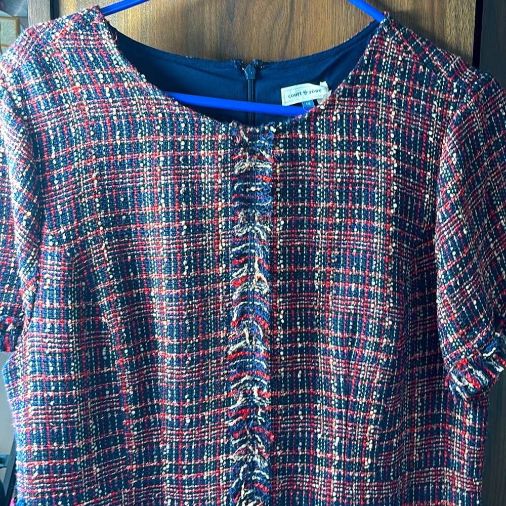 Tweed mini dress court & rowe